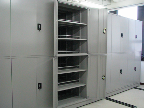 半封閉手動檔案密集柜