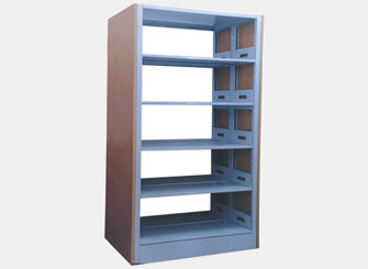 鋼木結(jié)合單節(jié)圖書館書架