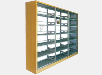 鋼木結(jié)合三節(jié)圖書館書架