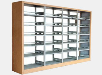 鋼木結(jié)合四節(jié)圖書館書架